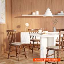 Conjunto com 2 Cadeiras Newark Imbuia