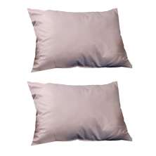 Conjunto com 2 Capas de Almofada Retangular Candy 30x45 Suede Rosa Claro