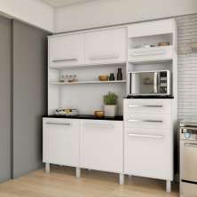 Cozinha Compacta Divina 6 Portas 2 Gavetas Branco