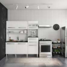 Cozinha Compacta Incrível 6 Portas 2 Gavetas Branco