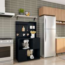 Cozinha Compacta Vera 2 Portas Preta
