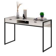 Escrivaninha Wooden 2 GV Snow e Preta