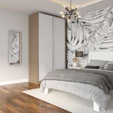 Espelho Petúnia Branco 47x127cm