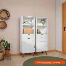 Estante Nice 1 PT 2 GV Branca