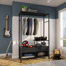 Guarda-Roupa Closet Modulado Badorc Preto