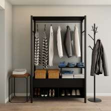 Guarda-Roupa Closet Modulado Olvan Preto