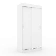 Guarda-Roupa Solteiro Berlim 2 Portas Branco