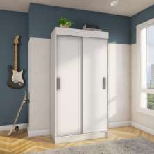 Guarda-Roupa Solteiro Vegas 2 Portas Branco