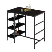 Mesa Bistrô Wooden Ônix e Preta