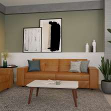 Mesa de Centro Retangular Carmem Off White