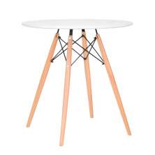 Mesa de Cozinha Redonda Well Branca 70 cm
