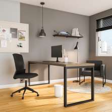 Mesa de Escritório Carlow Carvalho 190 cm