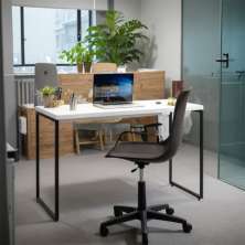 Mesa de Escritório Focus Branca 120 cm