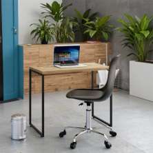 Mesa de Escritório Grey Carvalho 90 cm