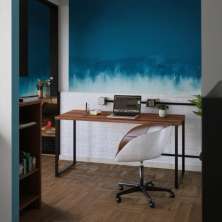 Mesa de Escritório Monteiro I Nogal 150 cm
