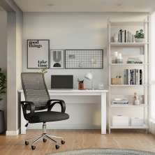 Mesa de Escritório Moore Branca