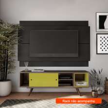 Painel para TV até 60 Polegadas Santana Preto 218 cm