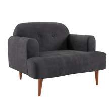 Poltrona Kiev Velosuede Grafite
