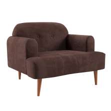 Poltrona Kiev Velosuede Marrom