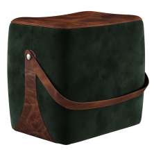 Puff Bag Verde e Marrom