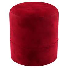 Puff Oxford Vermelho 44 cm