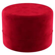 Puff Oxford Vermelho 62 cm