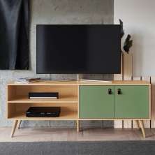 Rack Amaze 2 PT Savana e Alecrim 160 cm