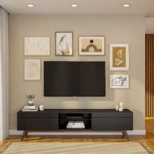 Rack Bristol Preto 218 cm
