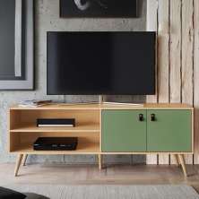 Rack Finare 2 PT Savana e Alecrim 160 cm