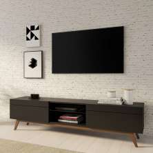 Rack Glasgow Preto 218 cm
