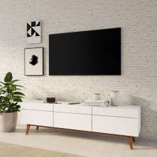 Rack Liverpool I 3 GV Branco Acetinado 180 cm