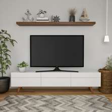 Rack Liverpool I 3 GV Branco Acetinado 218 cm
