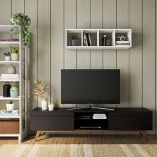 Rack Liverpool Preto 218 cm