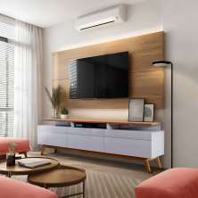 Rack Savana Off White e Nature 180 cm