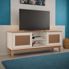 Rack Turmalina Off White e Noce 135 cm
