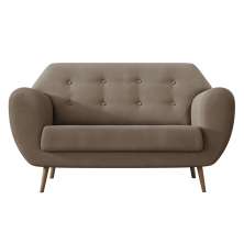 Sofá 2 Lugares Beegees Suede Bege