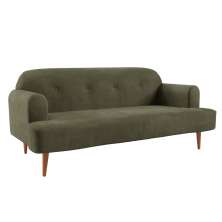 Sofá 2 Lugares Kiev Velosuede Verde 165 cm