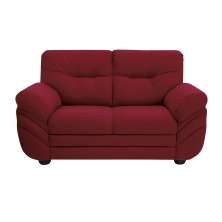 Sofá 2 Lugares Maranello Suede Vermelho