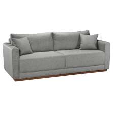 Sofá 2 Lugares Portinari Poliéster Cinza 185 cm