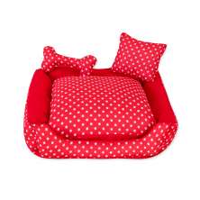 Cama Pet Extra Grande Onix 70cm x 70cm x 15cm Com Almofadas Decorativa