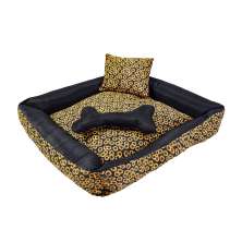 Cama Pet Extra Grande Onix 70cm x 70cm x 15cm Com Almofadas Decorativa