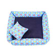 Cama Pet Grande Simples Top 60cm x 60cm x 15cm Balão Com Almofada Decorativa