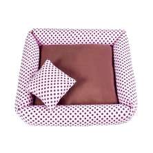 Cama Pet Grande Simples Top 60cm x 60cm x 15cm Lulu Com Almofada Decorativa