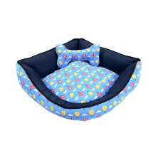 Cama Pet Média 60cm x 60cm x 20cm Balão Com Almofada Decorativa