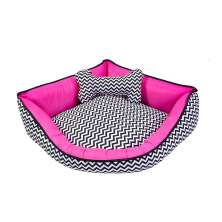 Cama Pet Média 60cm x 60cm x 20cm Criative Pink Com Almofada Decorativa