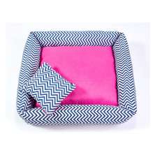 Cama Pet Médio Simples Top 50cm x 50cm x 15cm Criative Pink Com Almofada Decorativa