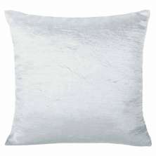 Capa de Almofada Cetim Amassadinho Branca 45cm x 45cm c/ zíper