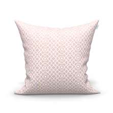 Capa para Almofada bege Ingelsa Grande Tecido Jacquard 60cm x 60cm com zíper