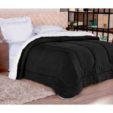 Coberdrom de Pele de Carneiro Sherpa Dupla Face Sherpa / Soft 2,40m x 2,20m Dupla Face