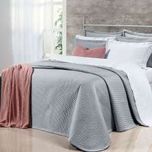 Cobre Leito Queen Size Cinza 100% Algodão 400 Fios Egípcio 3 Peças